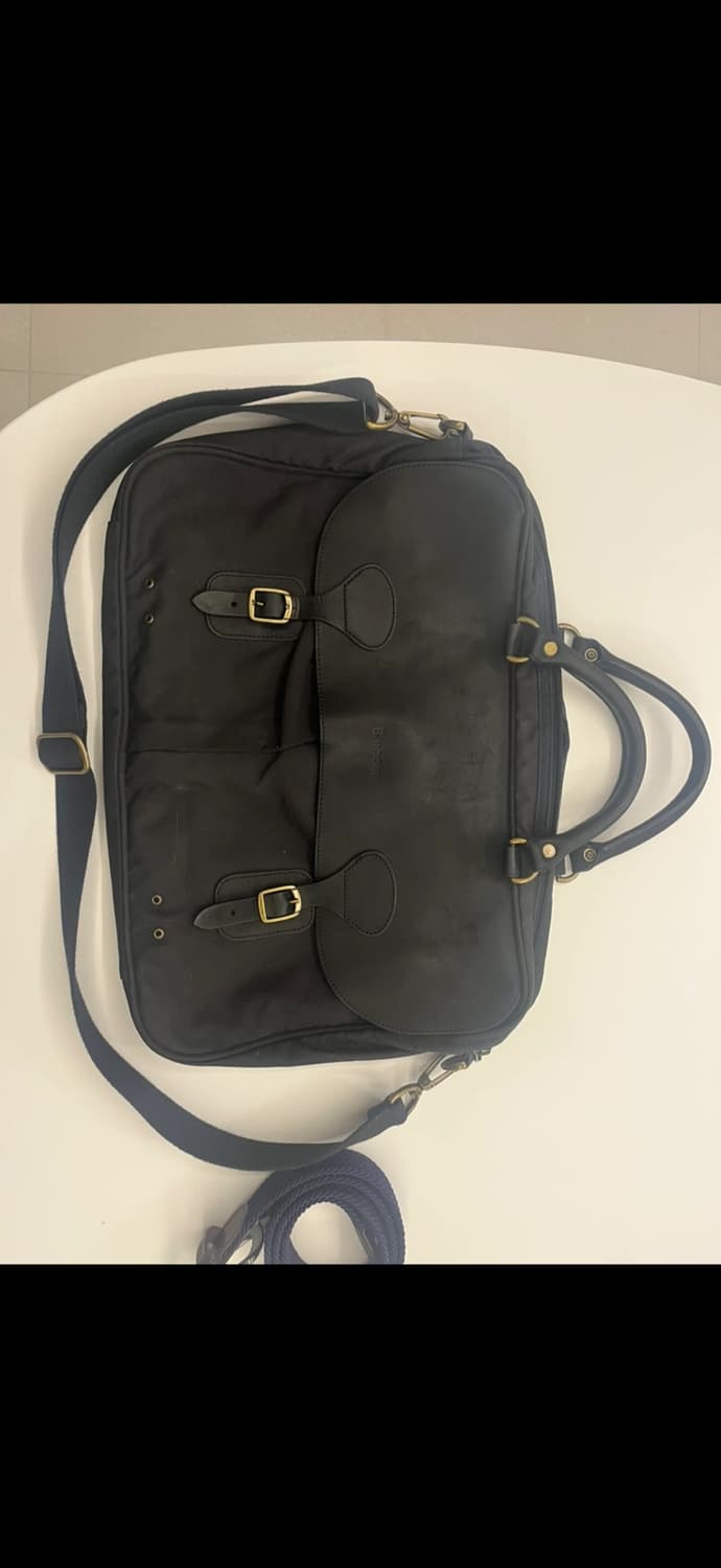 [os] 바버 왁스레더 크로스백(토트백) 상품이미지2