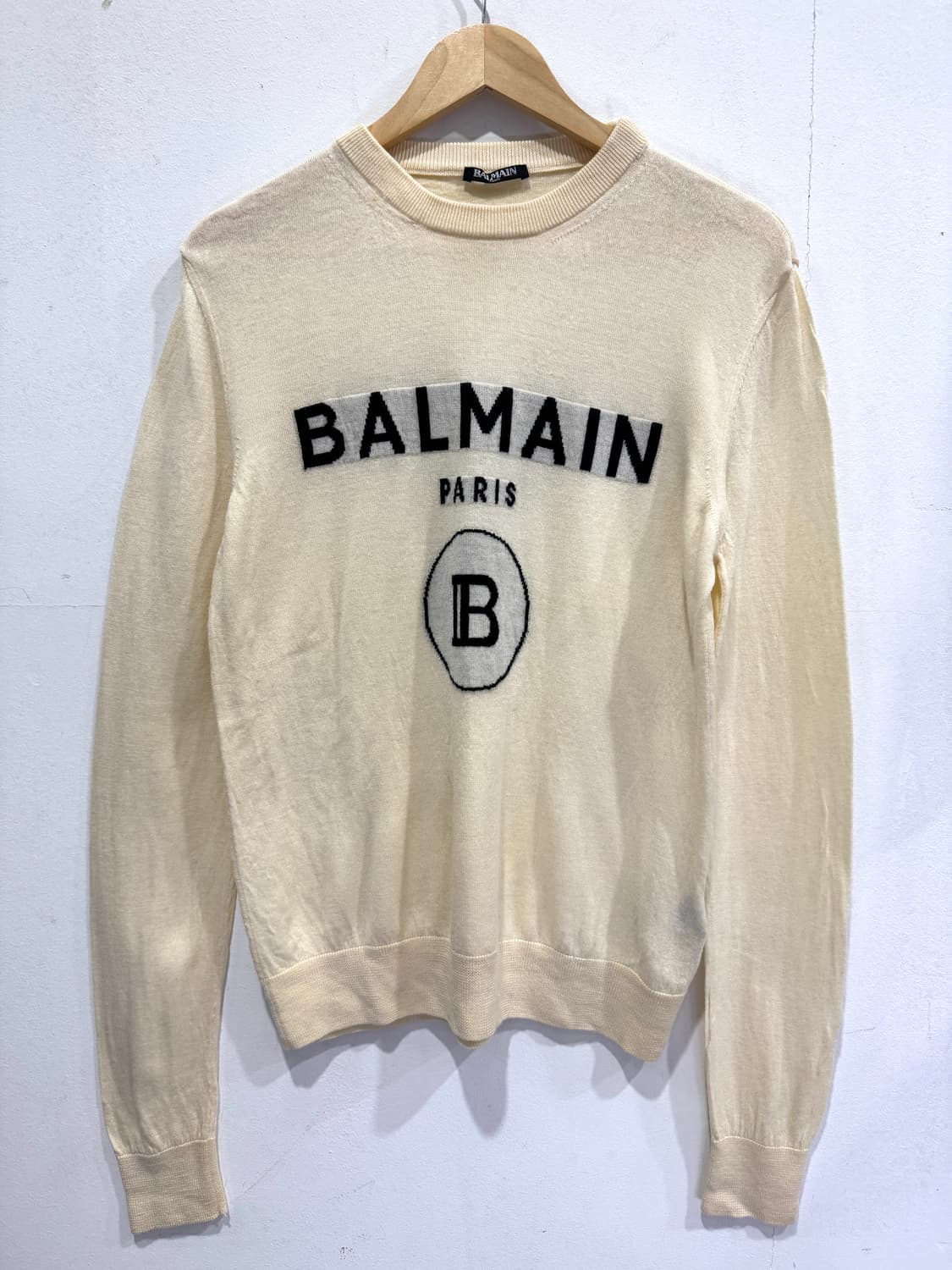 발망 로고 니트 아이보리 L 매장판 상품이미지1