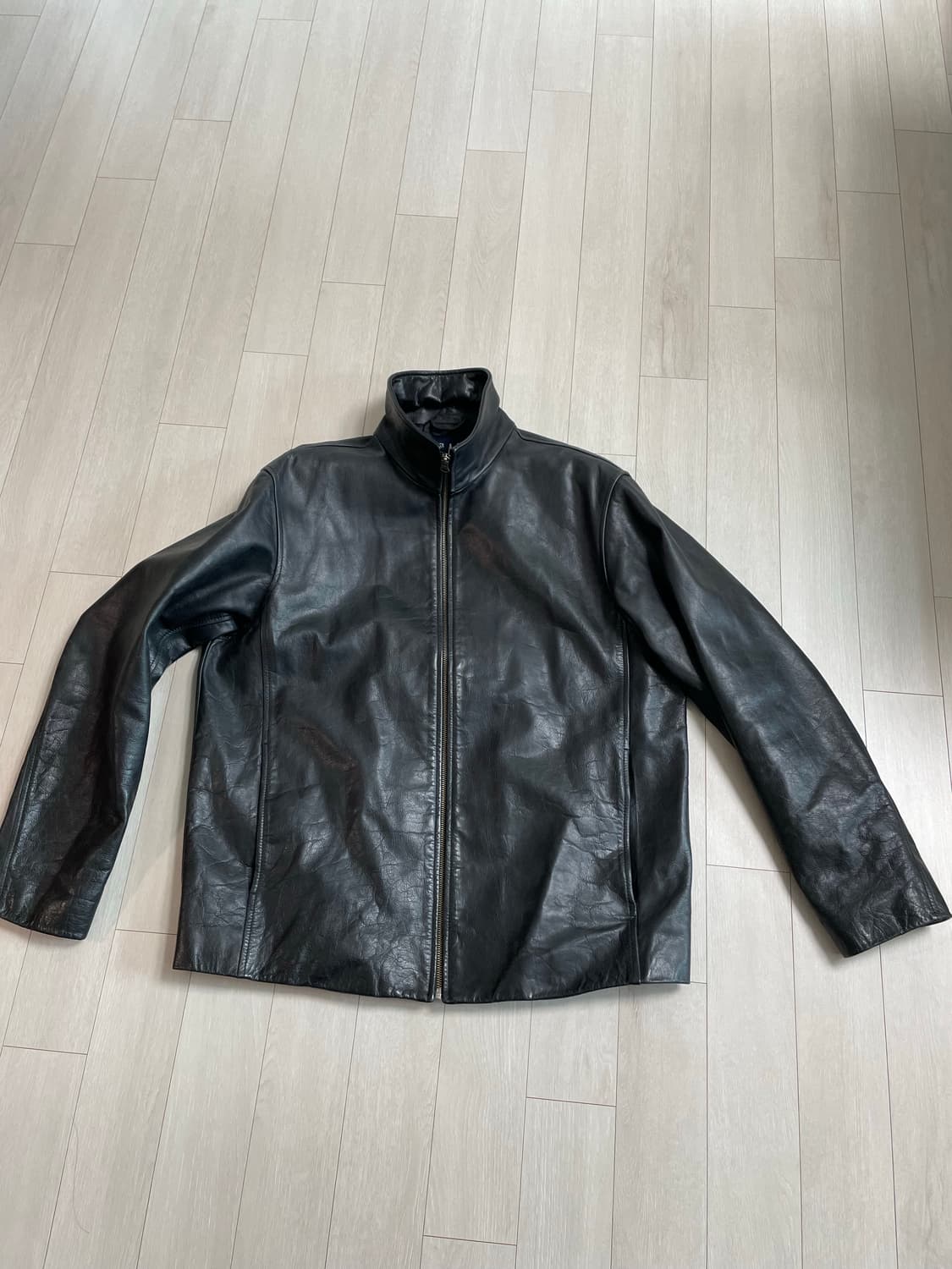 [L] 올드갭 레더 풀집업 상품이미지5