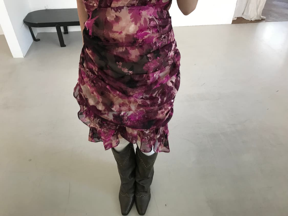 vintage drape shirring one-piece 상품이미지8