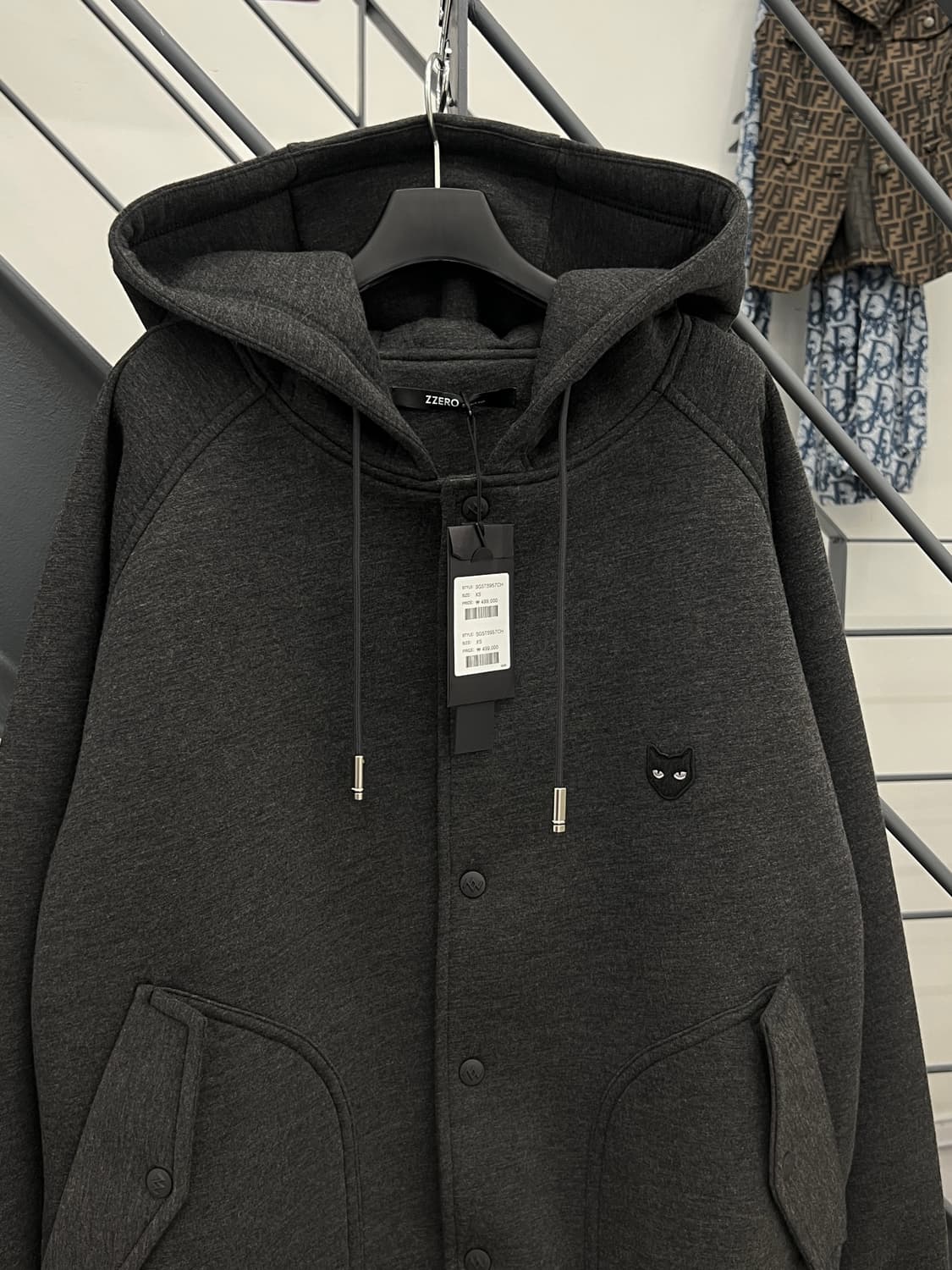 (새상품) 송지오 지제로 23FW 후드 바시티 자켓 상품이미지2