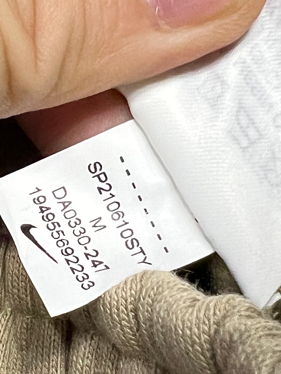 나이키 NRG 솔로 스우시 플리스 팬츠 카키 M 상품이미지6