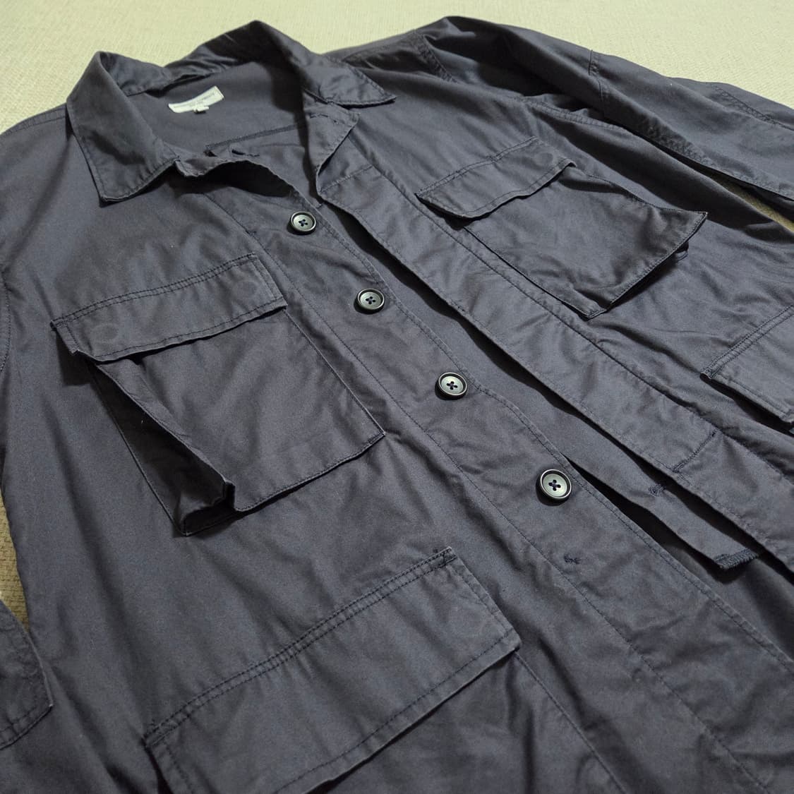 엔지니어드 가먼츠 BDU자켓 네이비 M사이즈 하이카운트 트윌원단 상품이미지3