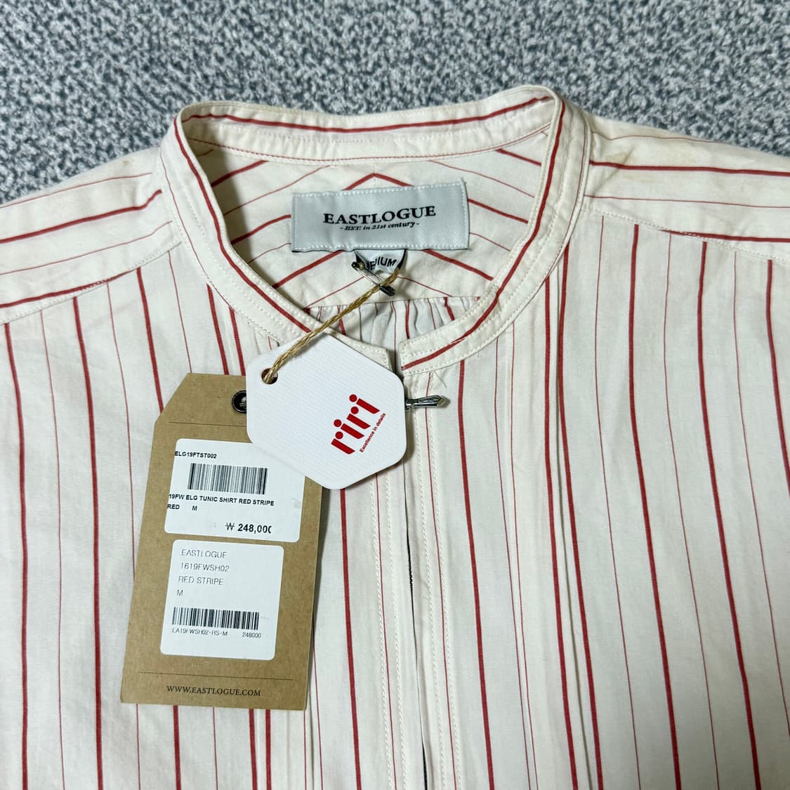 [정가 24만원 새상품] 이스트로그 스트라이프 셔츠 상품이미지3