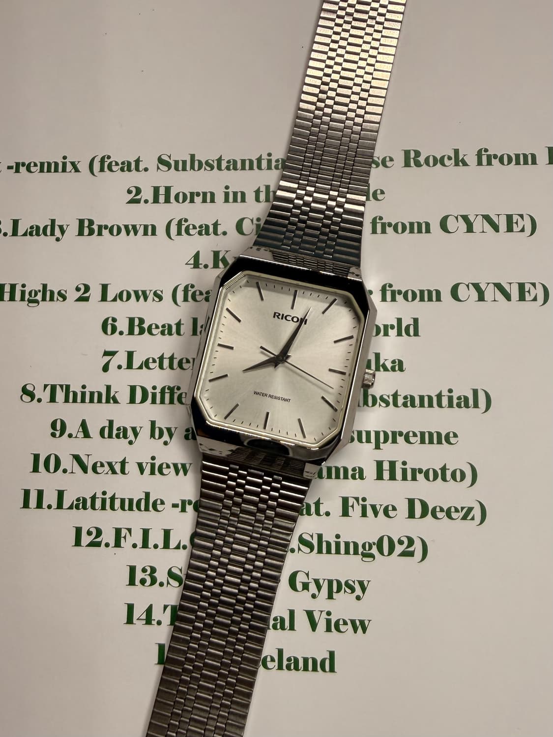 RICOH 80s 빈티지 메탈 워치  상품이미지1