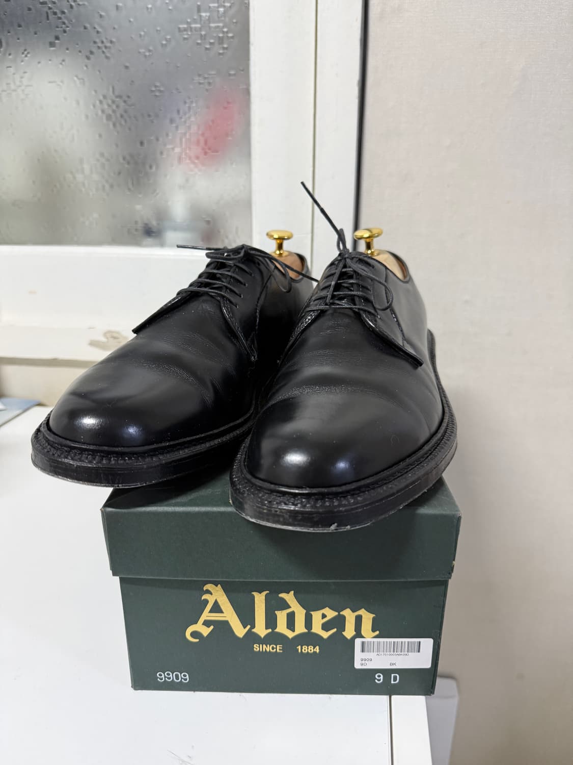 Alden 9909 / 9.0D / 카프 / 블랙 / 알든 상품이미지1