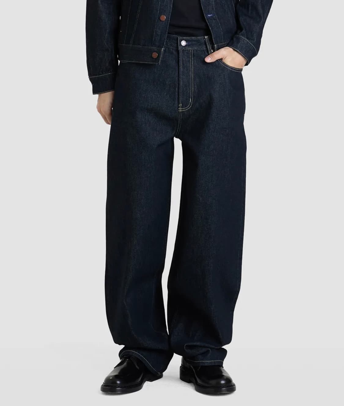 모드나인 와이드 셀비지 데님 32 상품이미지1