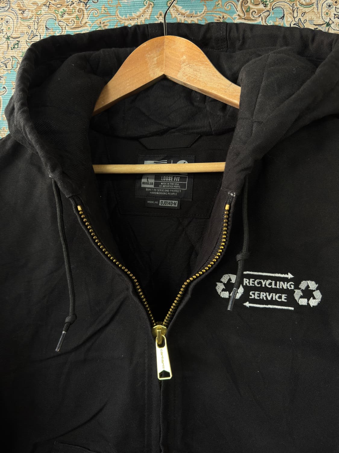 CARHARTT J140 블랙 액티브자켓1630 상품이미지3