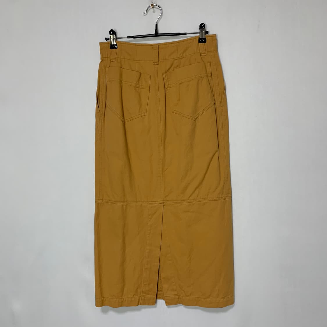이세이미야케 플랜테이션 빈티지 오렌지 롱 스커트 28인치 상품이미지4