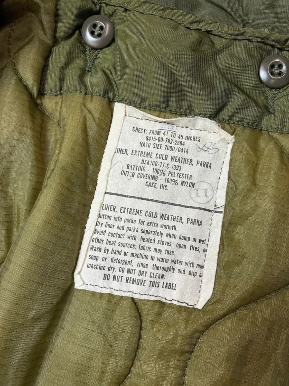 USA M65 피쉬테일 파카 풀세트 PN5462 상품이미지9