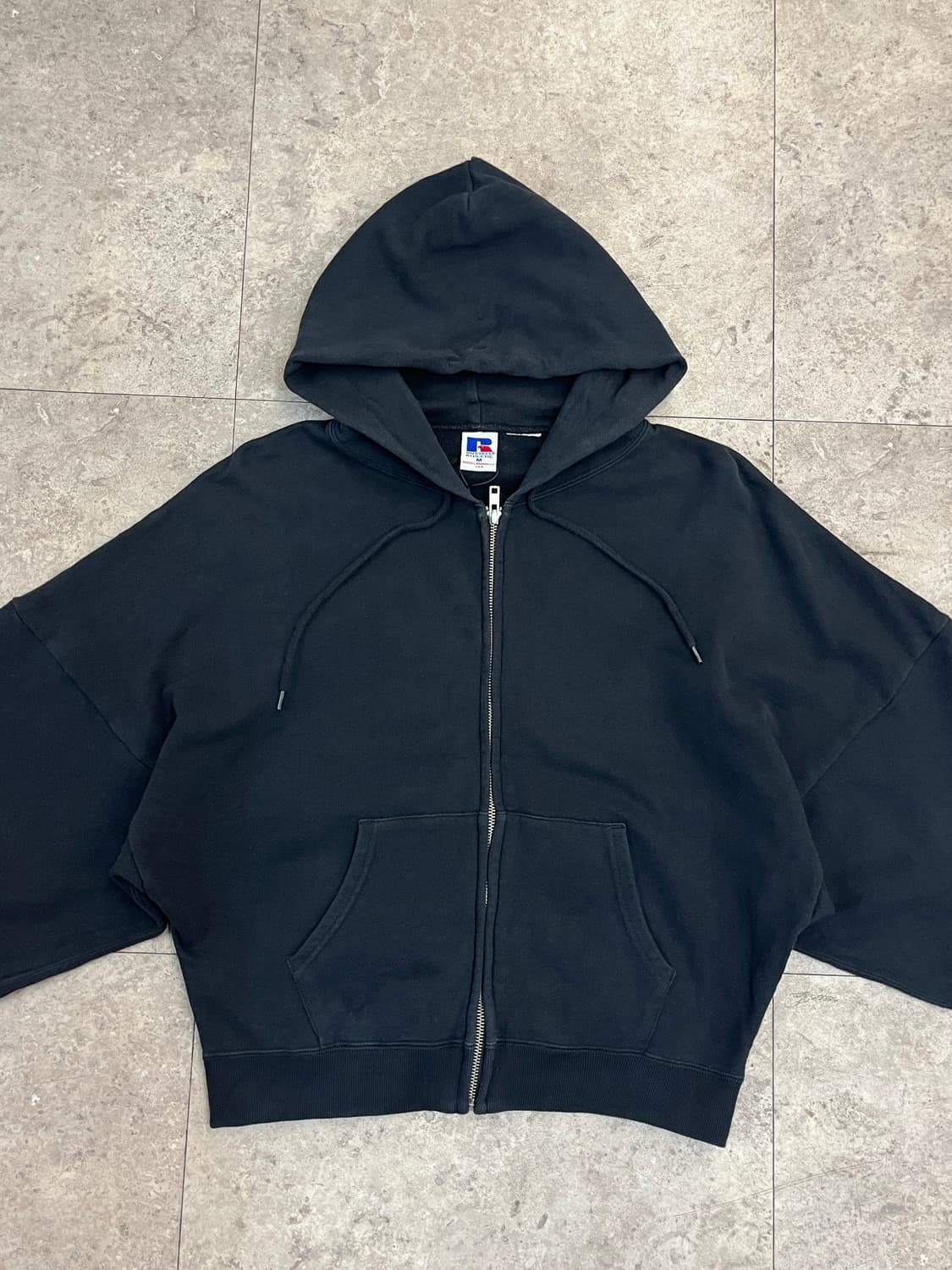 러셀 USA 후드집업 블랙 M #csz3424 상품이미지4