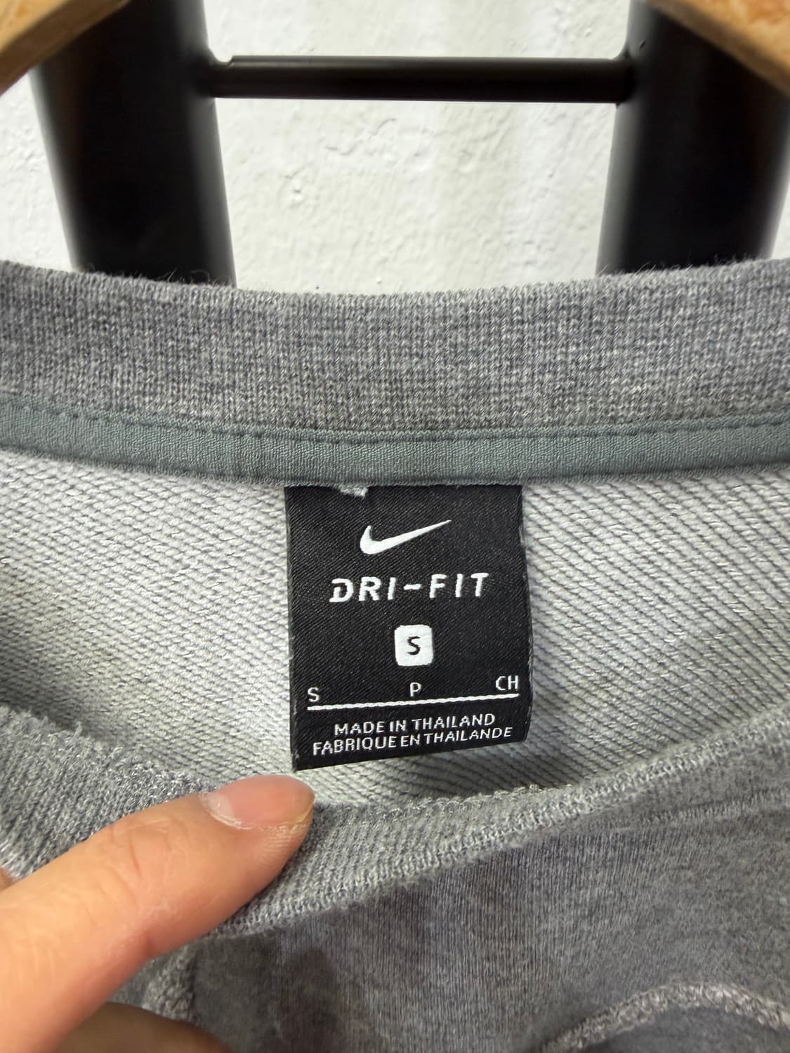 정품) 나이키 여성 오버 크롭핏 드라이핏 맨투맨 S 상품이미지6