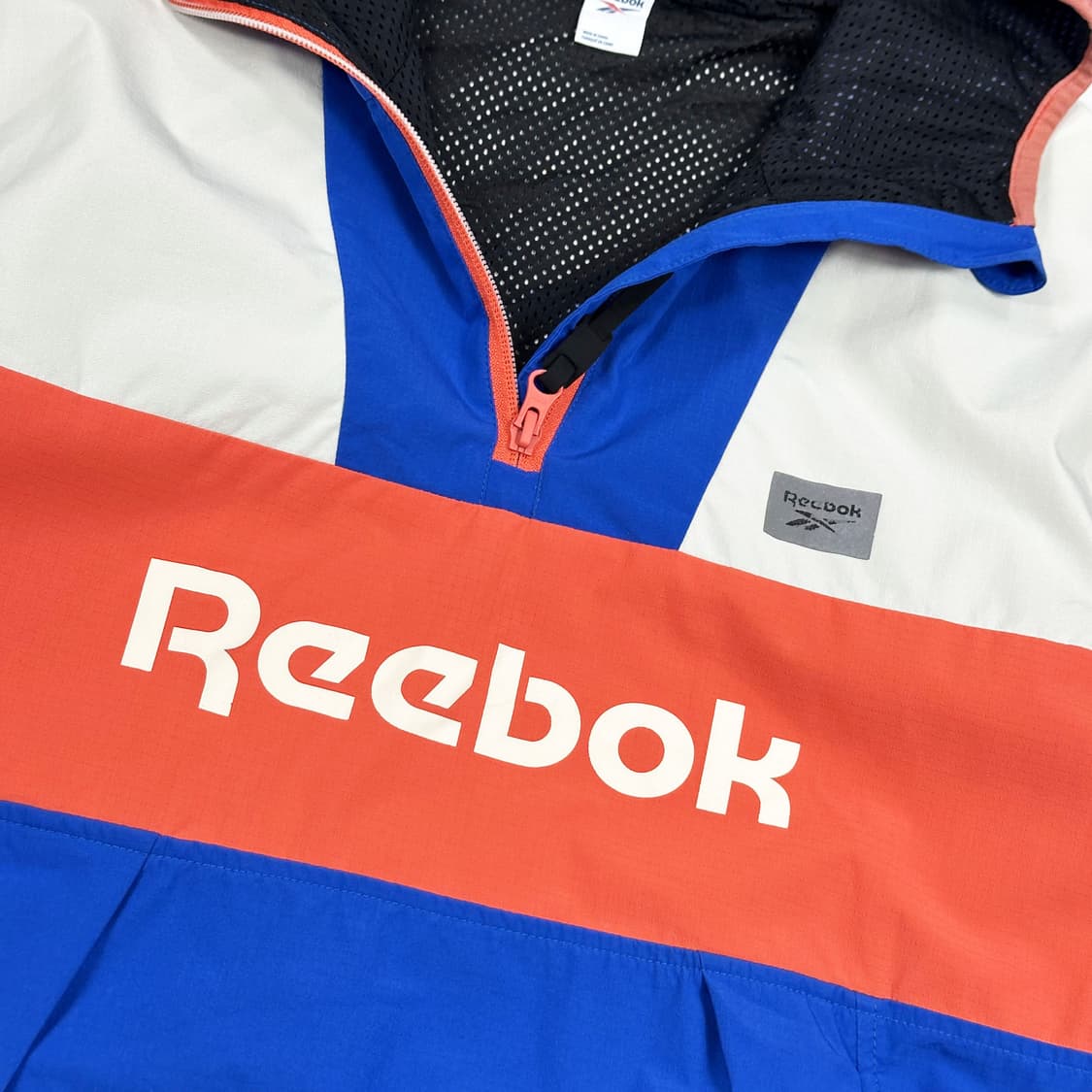 리복 클래식 빅로고 빈티지 우븐 아노락 L 상품이미지4