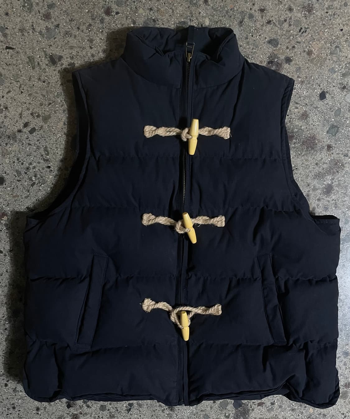 굿라이프웍스-오버사이즈 더플 패딩(네이비) 상품이미지1