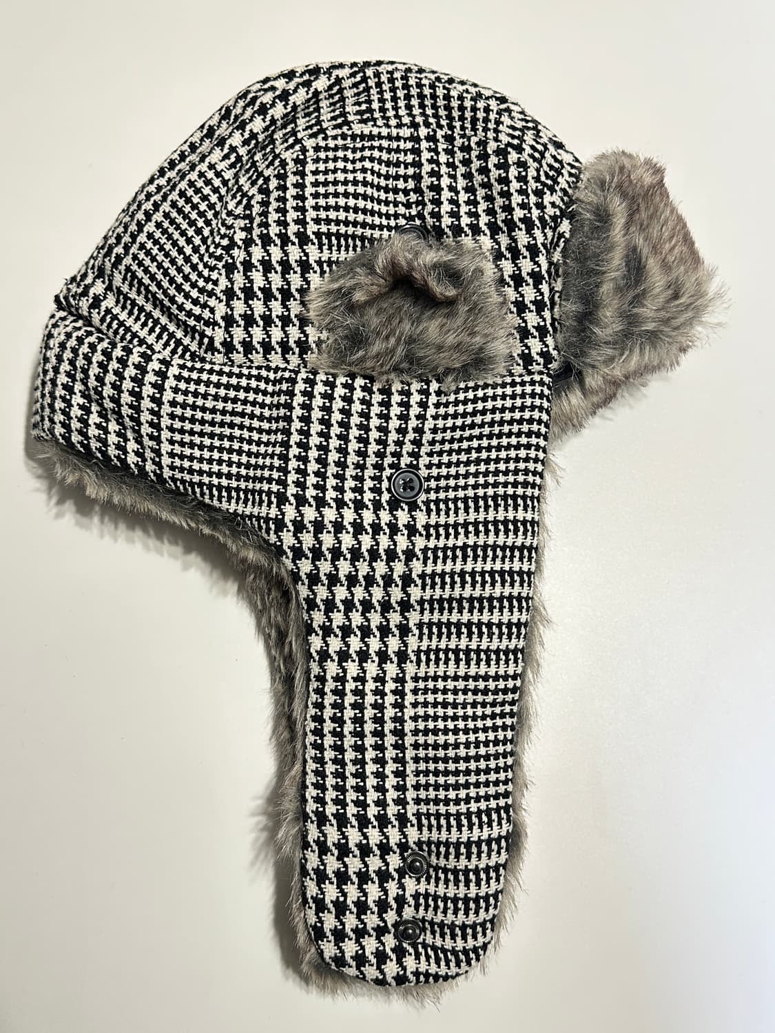 뉴에라 체크 해링본 트래퍼 (군밤모자) Lsize 상품이미지3