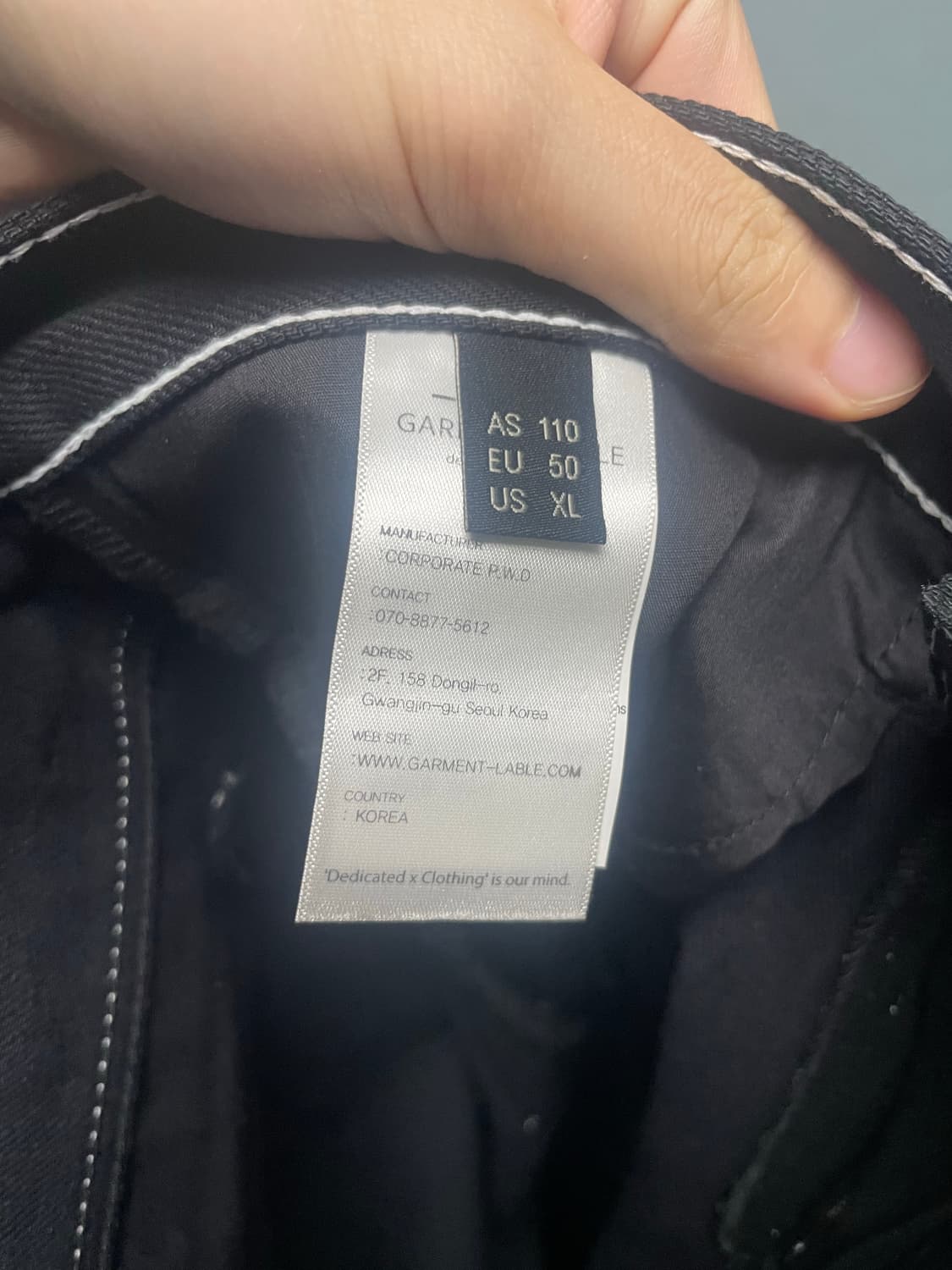 피스워커 가먼트레이블 워커 올디너리 테이퍼드진 데님 팬츠 상품이미지5