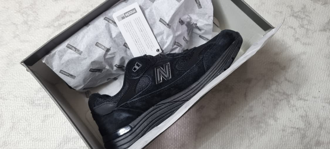 뉴발란스 992 ea 트리플 블랙 265 상품이미지5