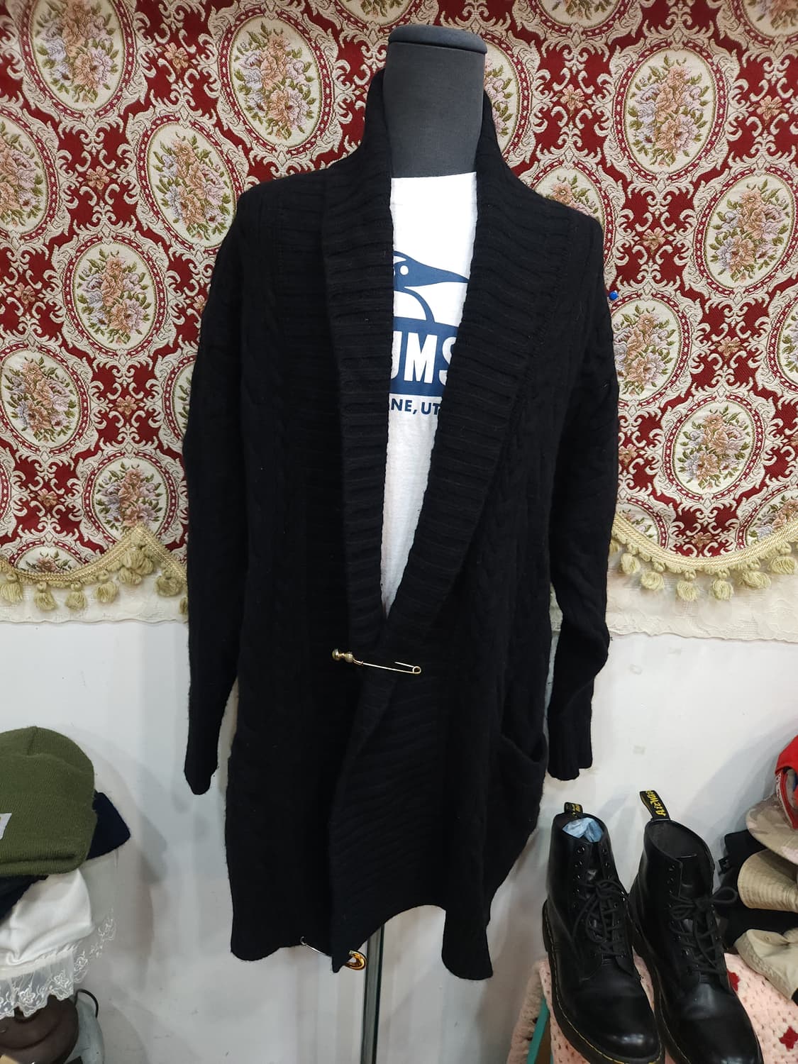 폴로 랄프로렌 메리노울 꽈배기 니트 케이프 가디건

 상품이미지1