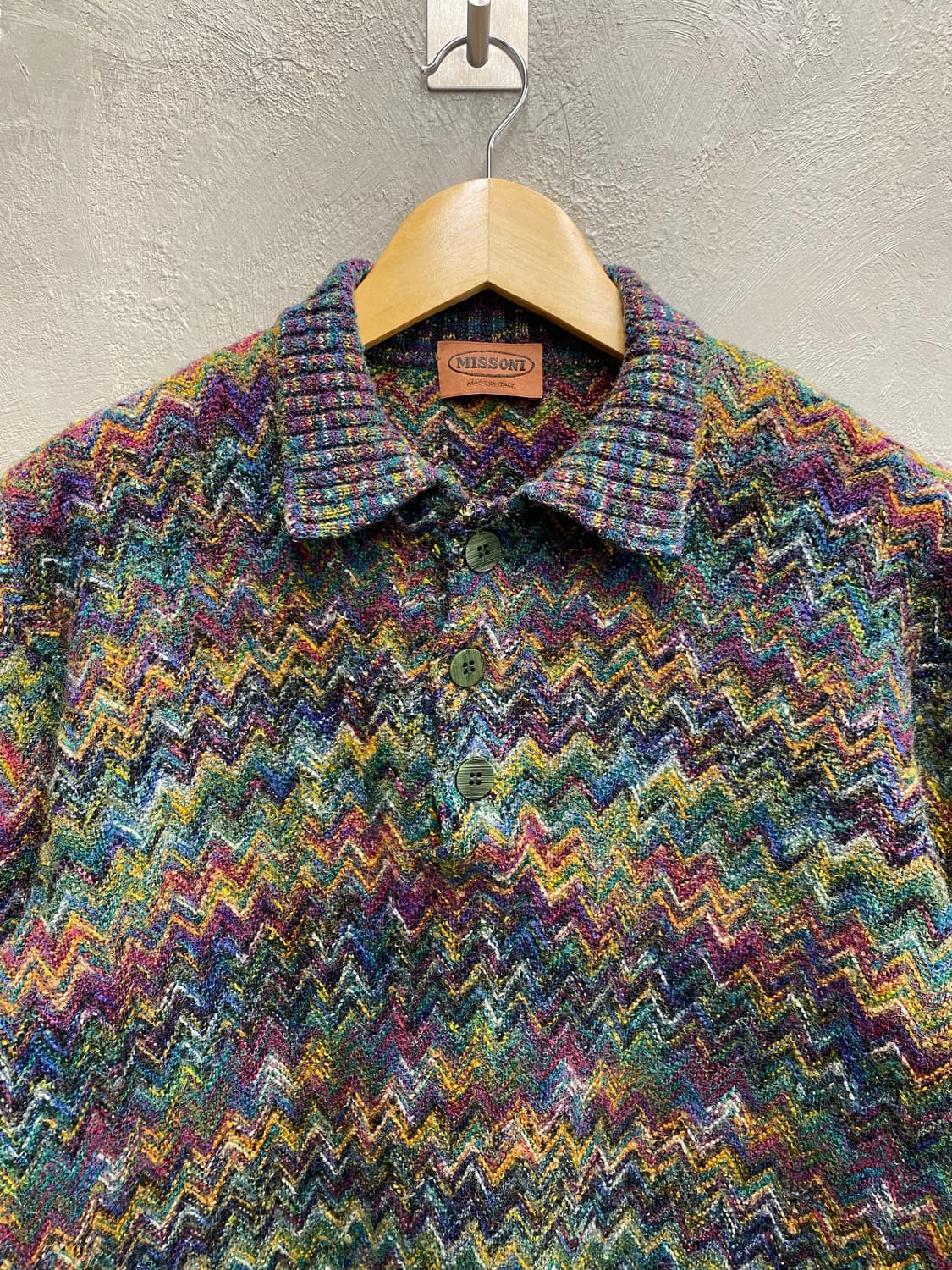 [48] 90s MISSONI 미쏘니 이태리 메이드 에스닉 울 니트 상품이미지2