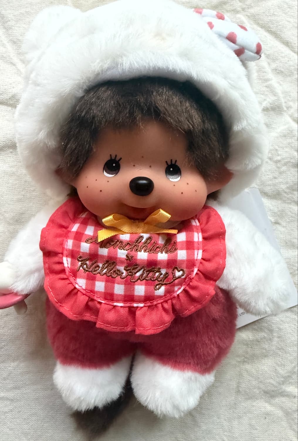 몬치치 헬로키티 깅엄 체크 S 인형 새제품 상품이미지1