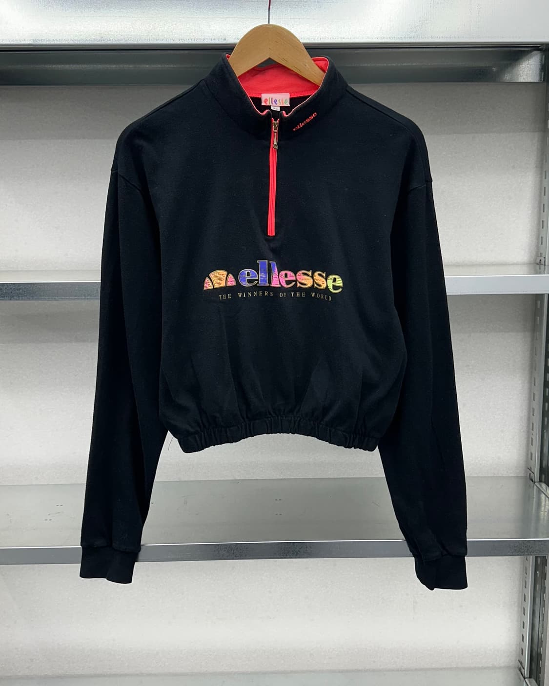 (WOMEN)90'S 엘레쎄 크롭 맨투맨-M1439 상품이미지2