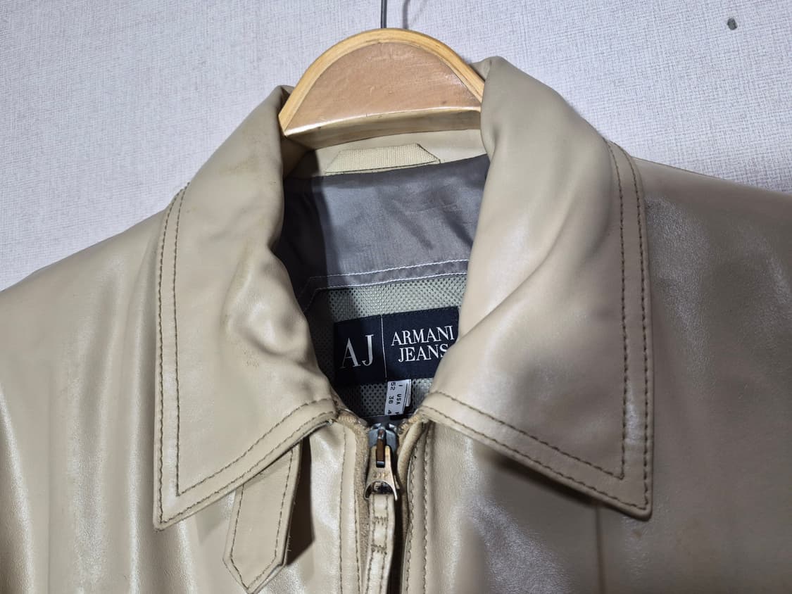 Armani Jean's 알마니 진 레더 자켓52(우리95 ~100) 상품이미지5