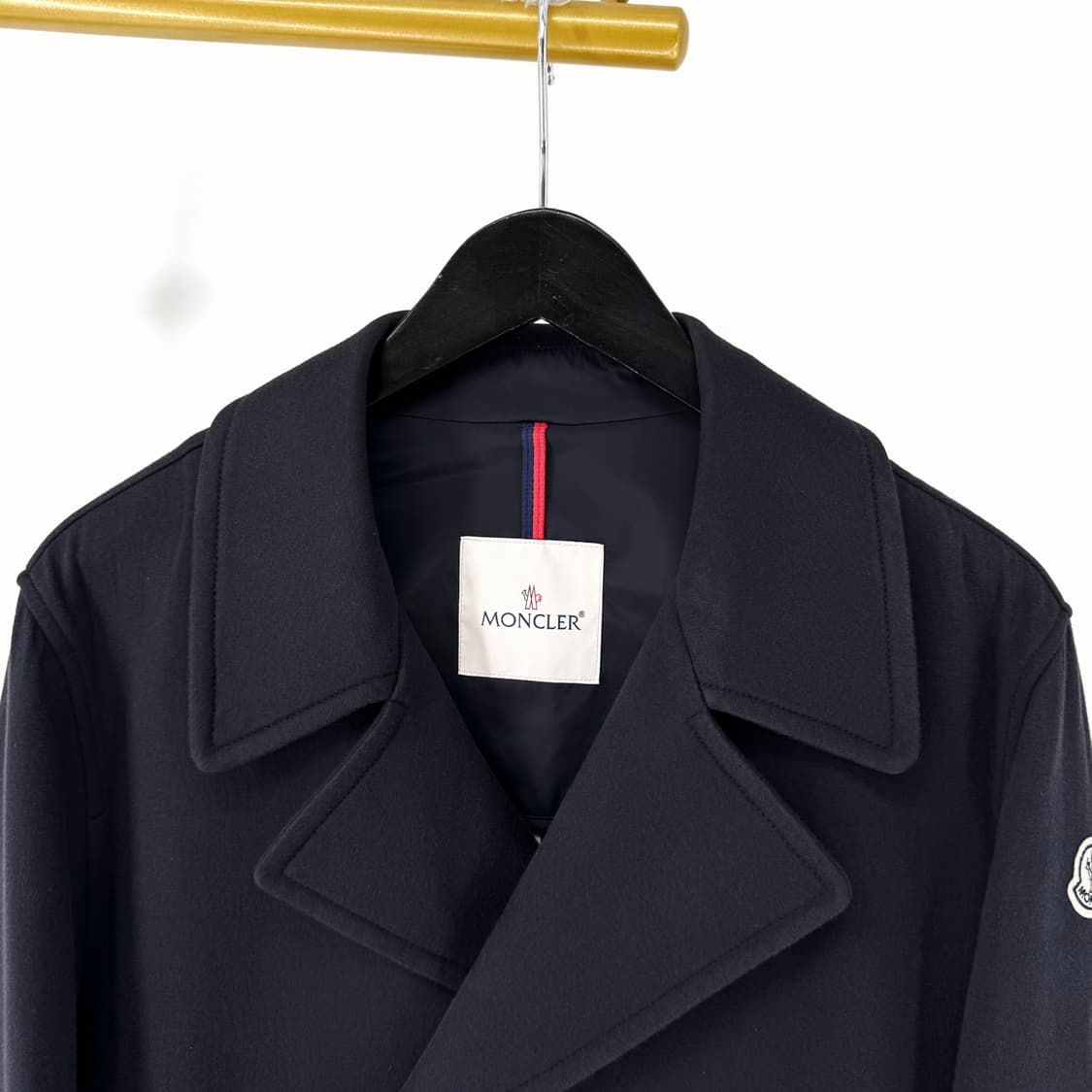 [4사이즈] 몽클레어 남성 피코트 자켓 네이비 상품이미지5