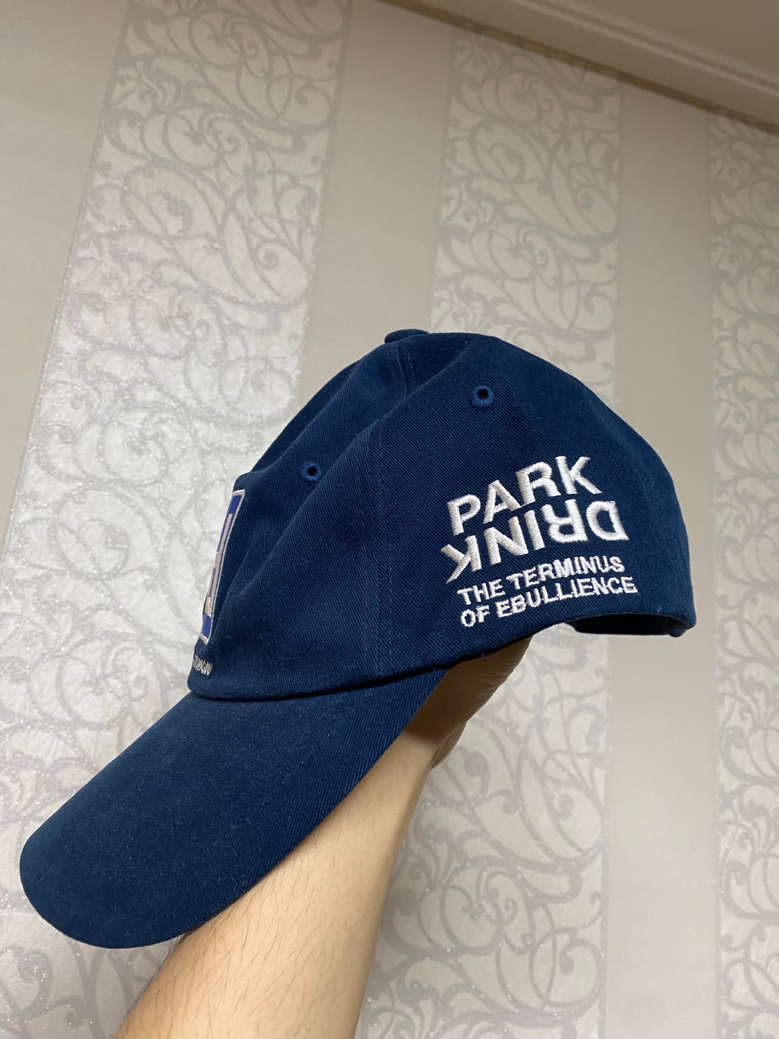 데우스 성수 팝업 볼캡 네이비 os 상품이미지2