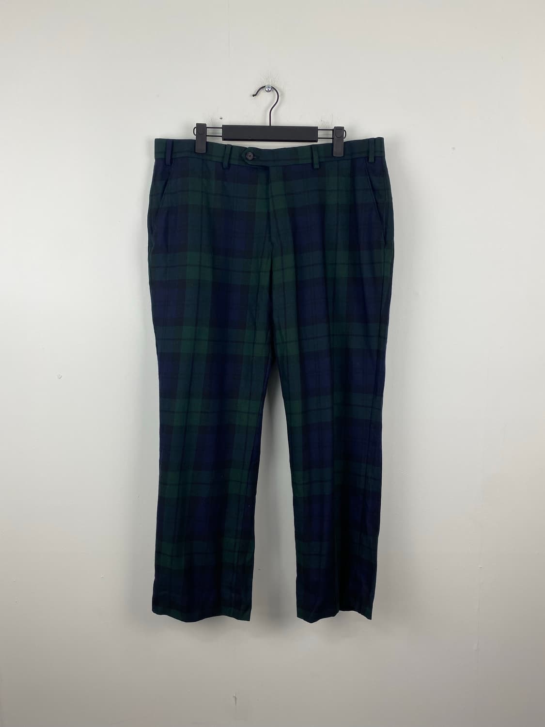 폴로 랄프로렌 타탄 체크 울 팬츠 트라우저 35/30 <494> 상품이미지1