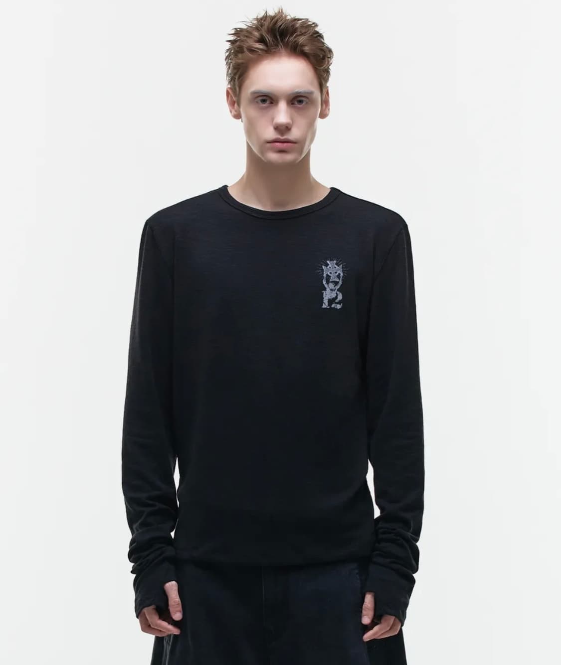 오퍼스0012 롱슬리브 블랙 S 상품이미지2