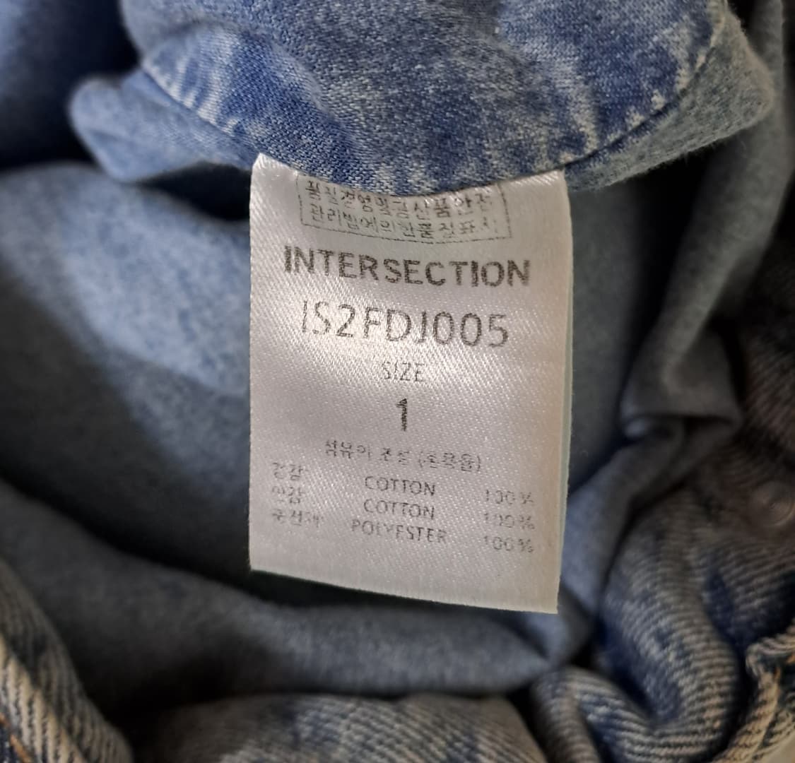 (택포) 발렌시아가맛 인터섹션 패디드데님 자켓 1 B273 상품이미지7