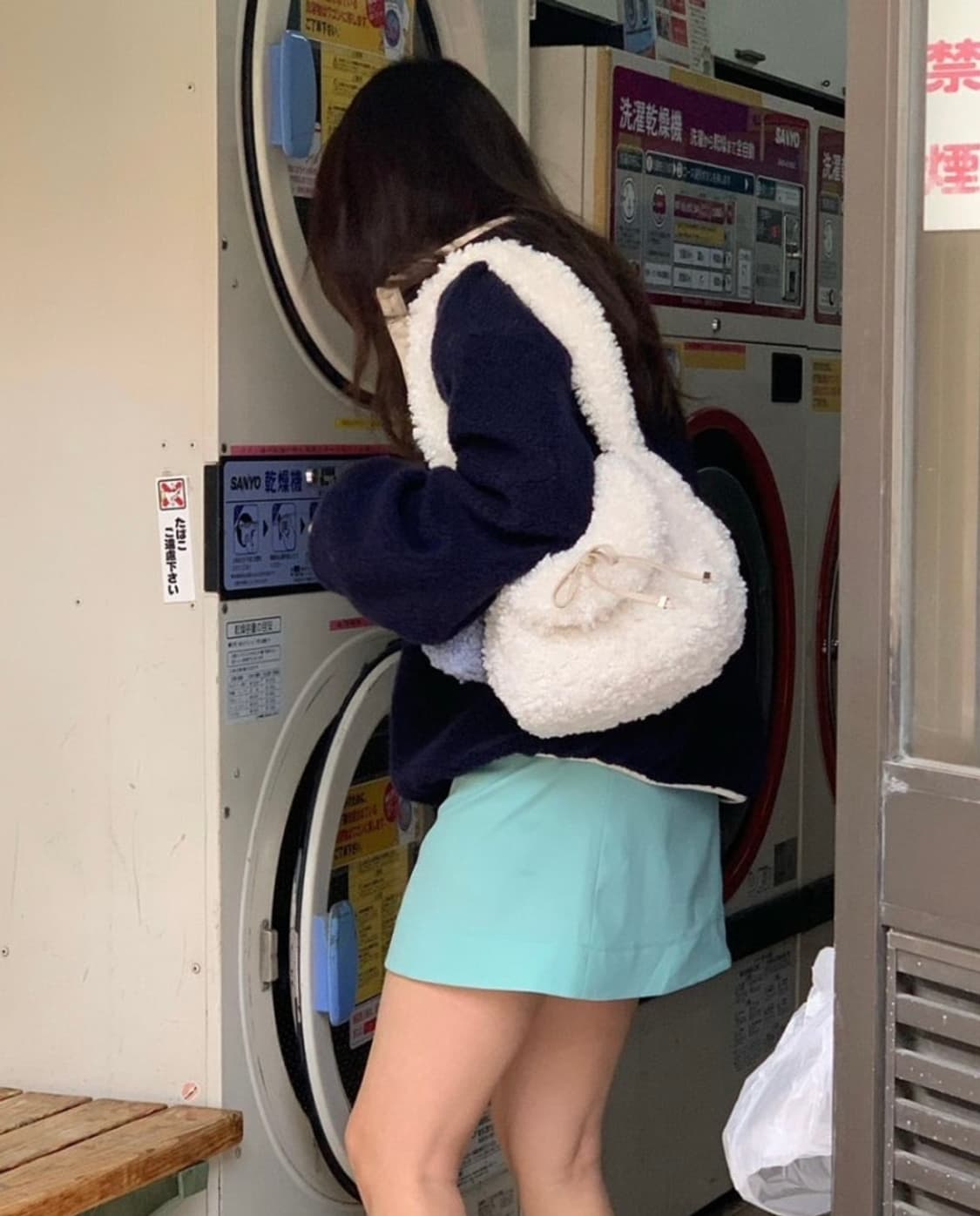 미닛뮤트 보키 덤블백 아이보리 상품이미지3