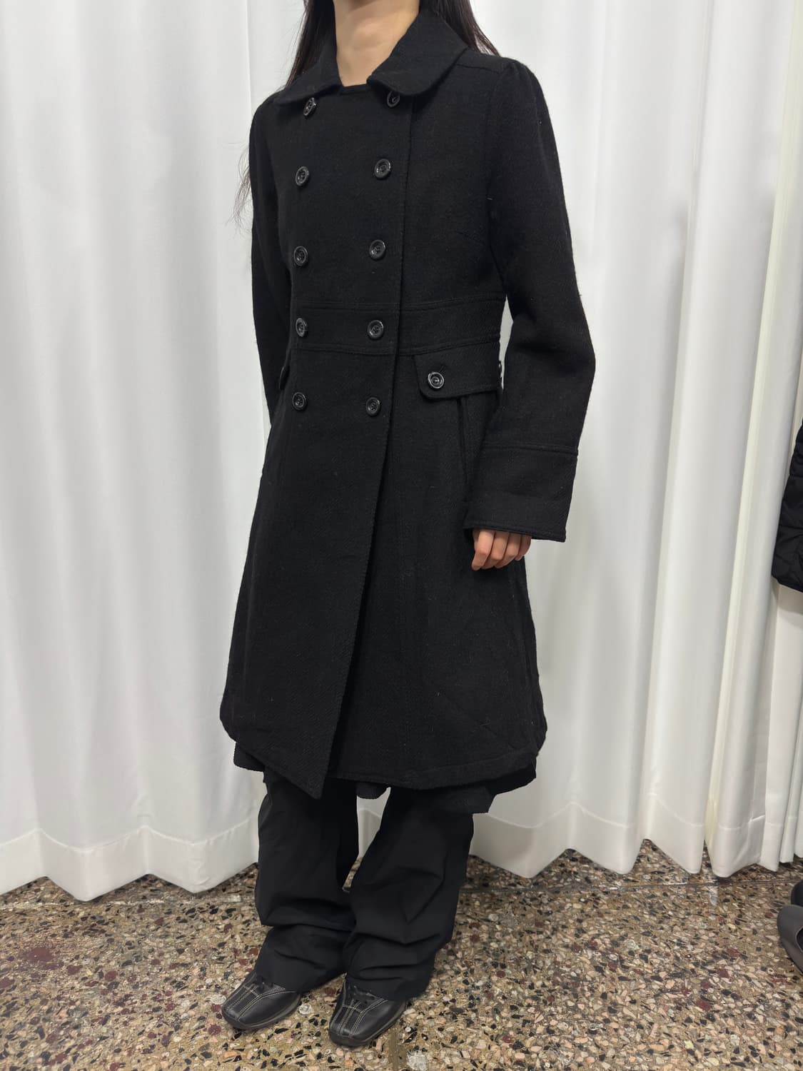 anyfarm button lovely wool coat 상품이미지4
