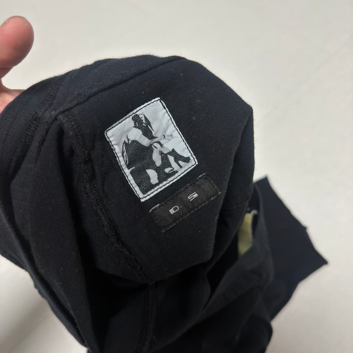 [백화점판, xs] 릭오웬스 다크쉐도우 배기팬츠 블랙 상품이미지4