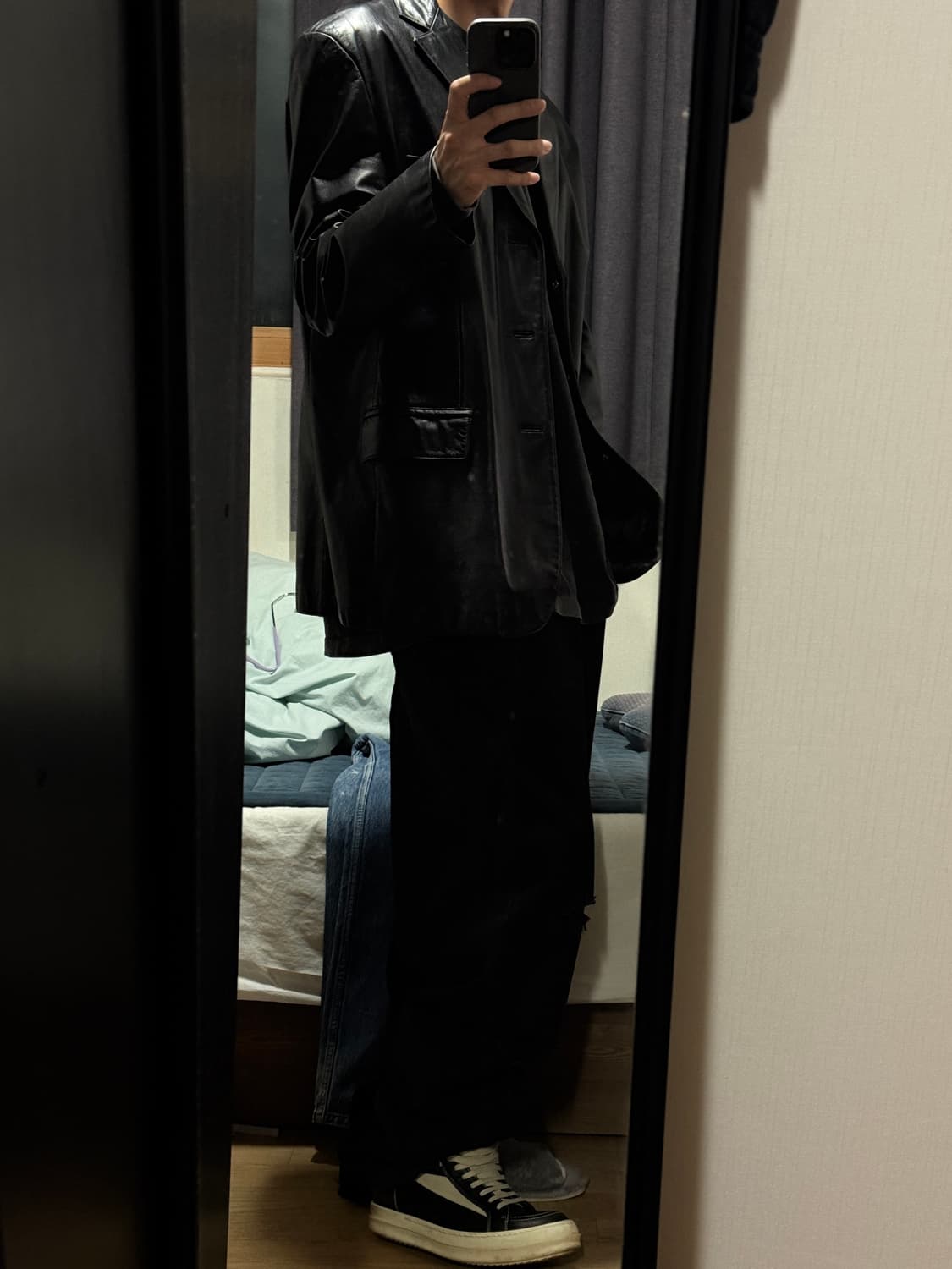 리얼 레더 블레이저 상품이미지7