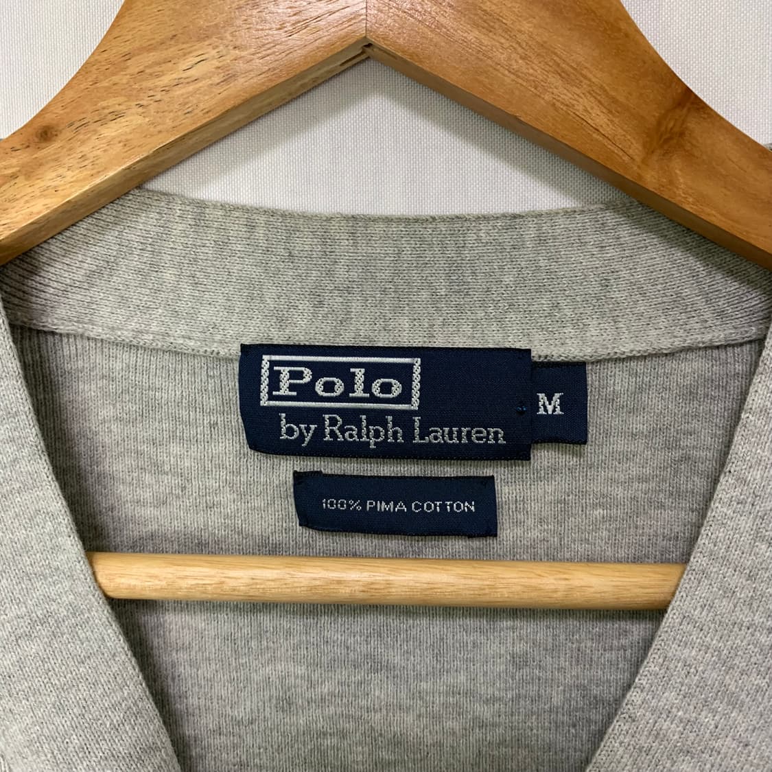 폴로 랄프로렌 그레이 가디건 M 빈티지 남녀공용 상품이미지7