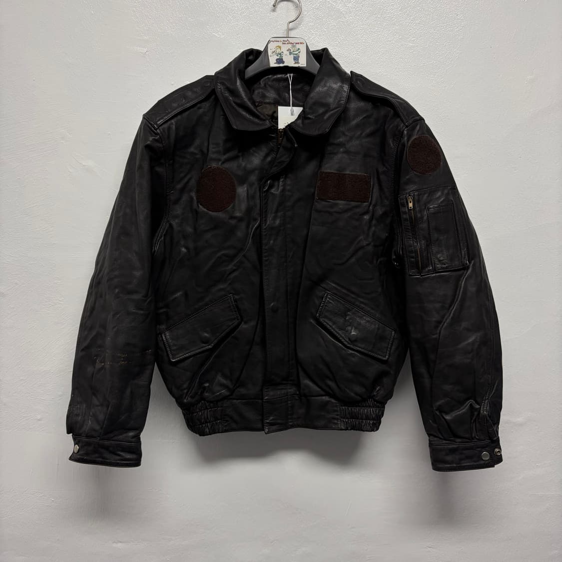 국군 플라이트 레더자켓 2 상품이미지1