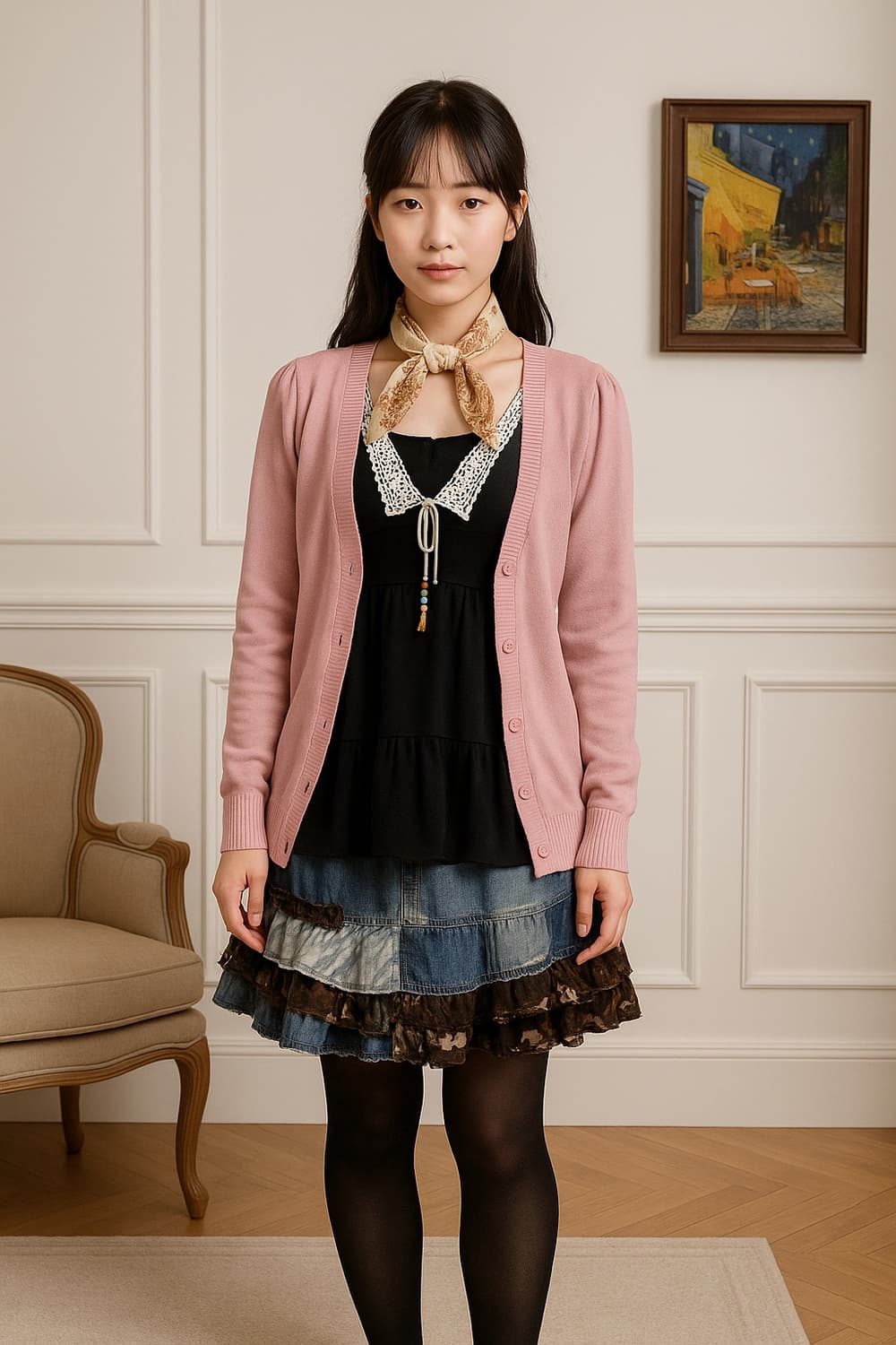 vtg 러블리 모리걸 코디셋 상품이미지1