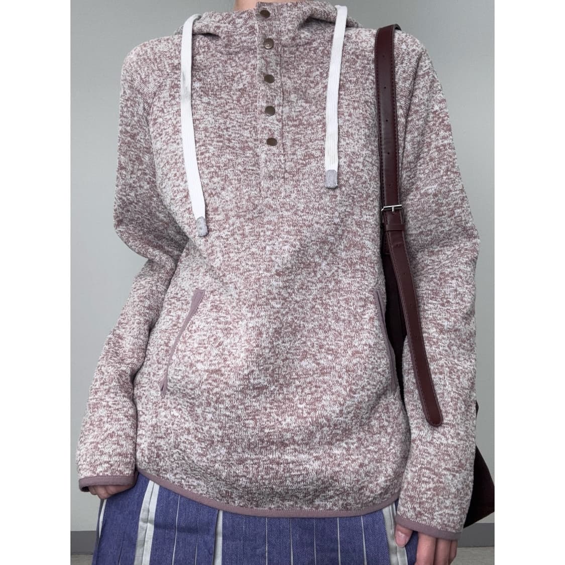 빈티지 핑크 y2k 후드티 상품이미지1