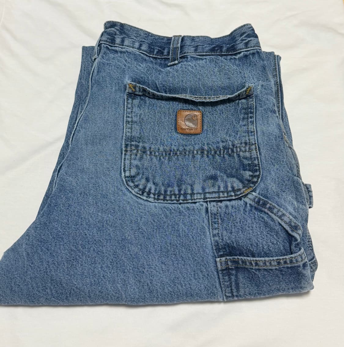 칼하트 데님 싱글니카펜터팬츠 상품이미지1