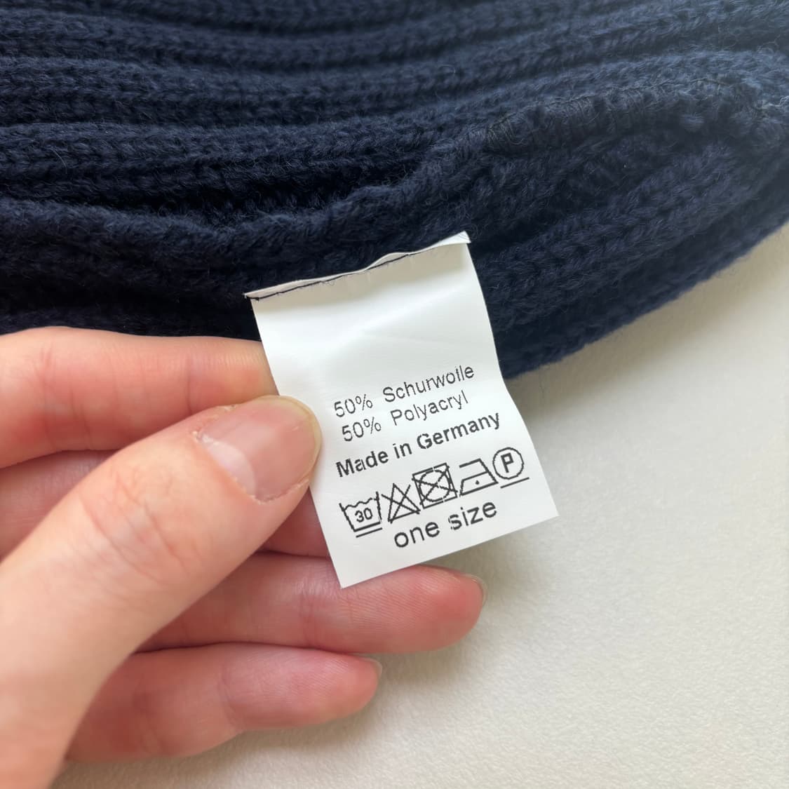 네이비 기본 비니 (Made in Germany) 상품이미지5