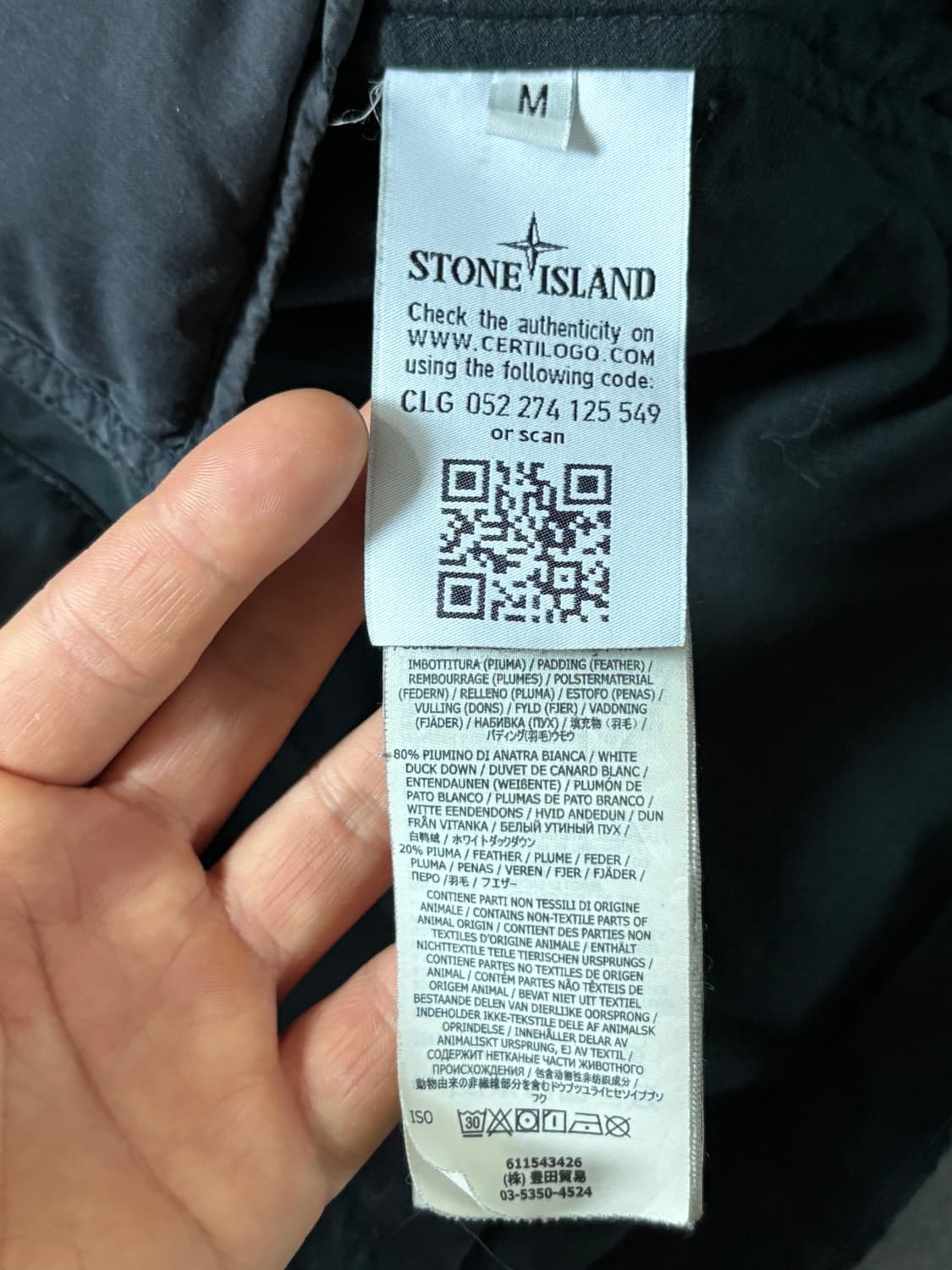 Stone-Island 스톤아일랜드 마이크로랩스 와펜 다운 자켓  상품이미지9