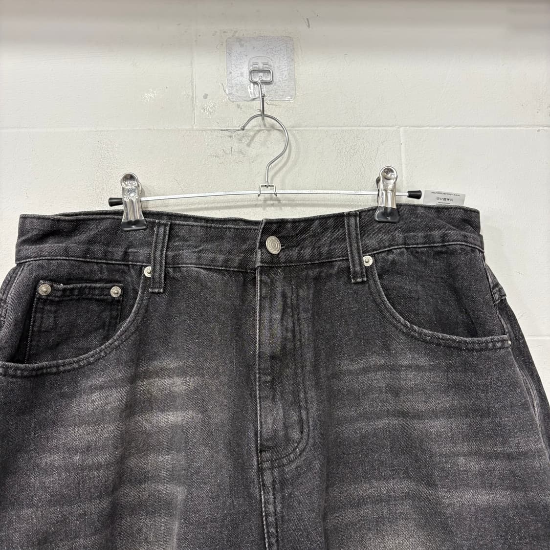 어널러코드 흑청 카고 버뮤다팬츠 상품이미지2