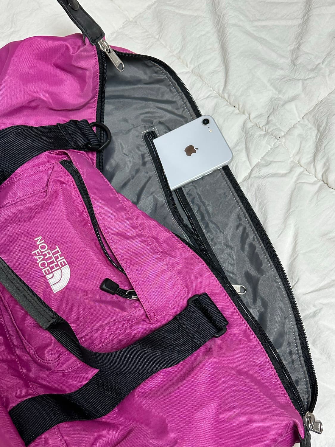 노스페이스 망치백 더플백 핑크 상품이미지8