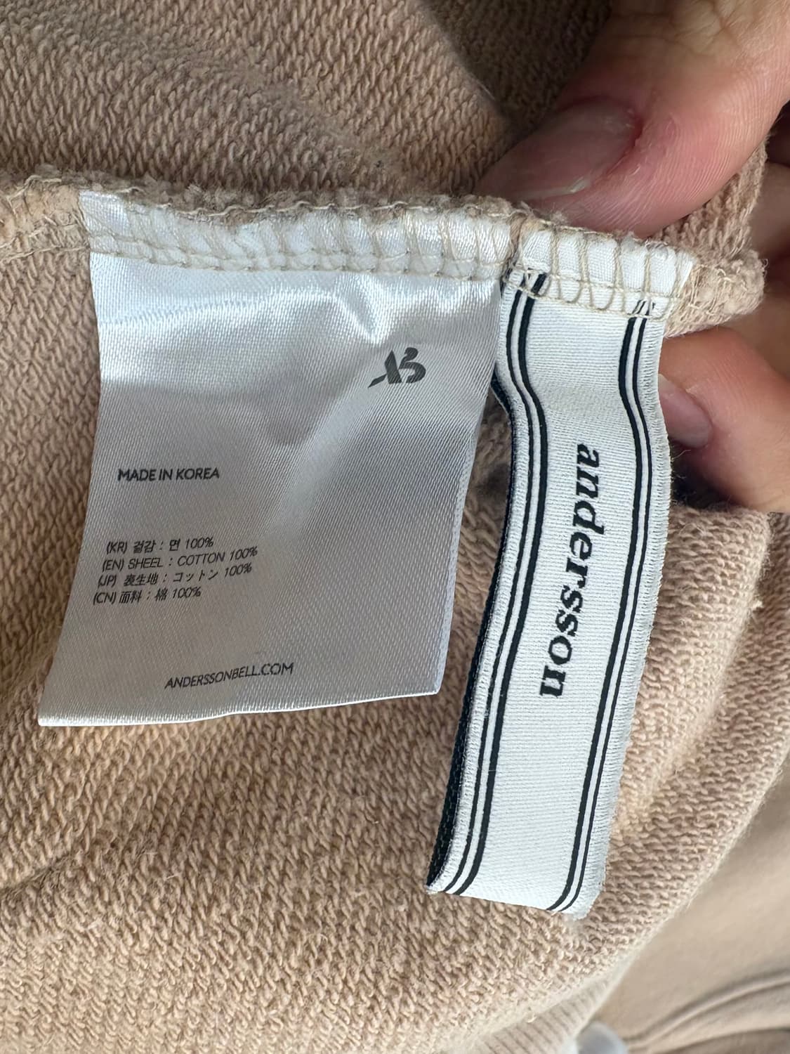 앤더슨 벨 자수 후드티 상품이미지10