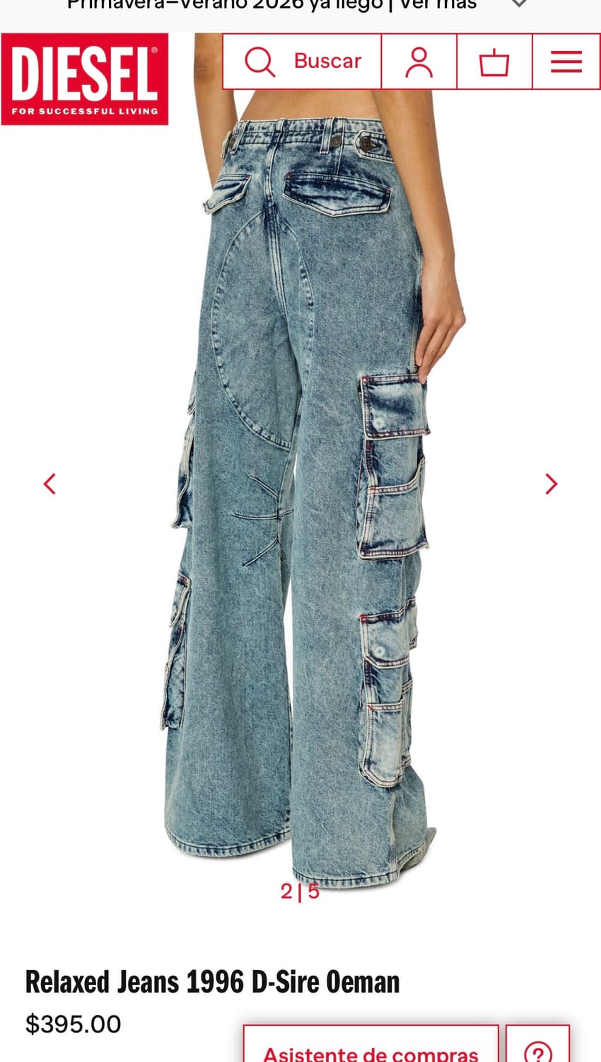 디젤 카고 부츠컷 데님팬츠 상품이미지2