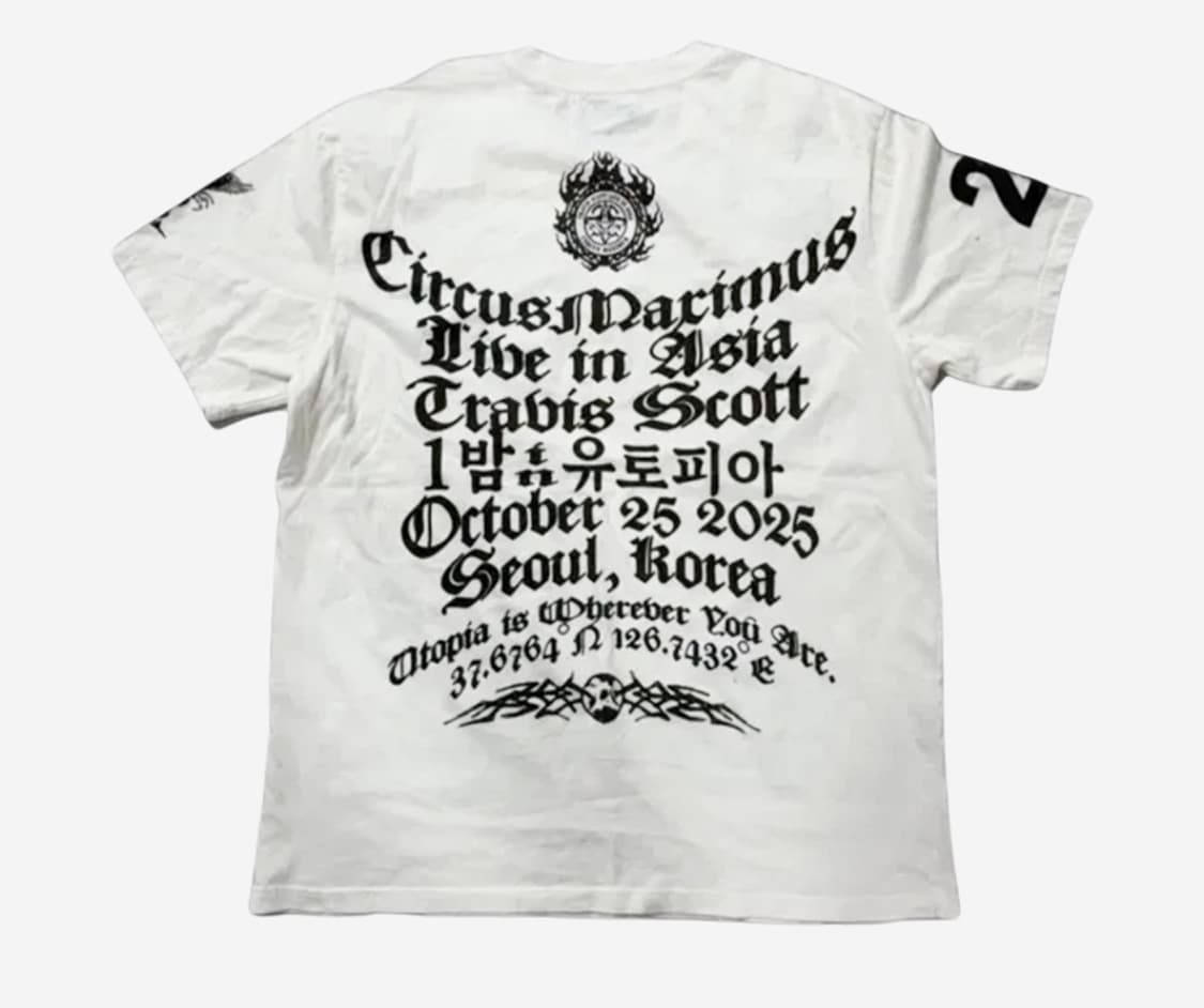 트래비스캇 머천 반팔티 M  상품이미지2