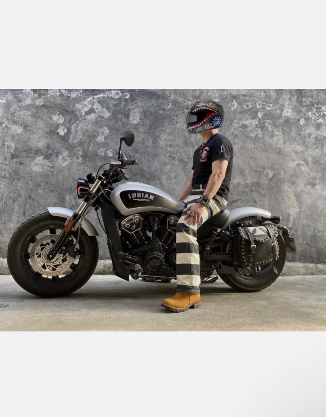 BOB DONG - 16oz 헤비 웨이트 프리즈너 팬츠 상품이미지3