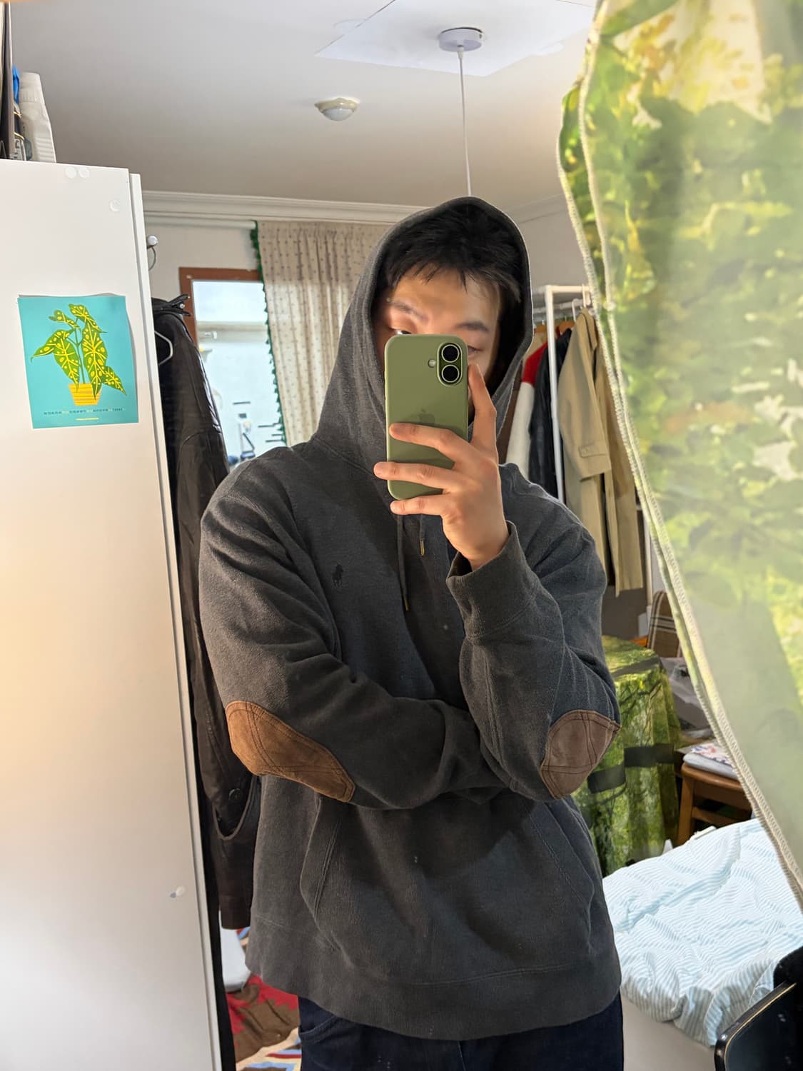 XL) 폴로 랄프로렌 엘보 패치 후드티 상품이미지9