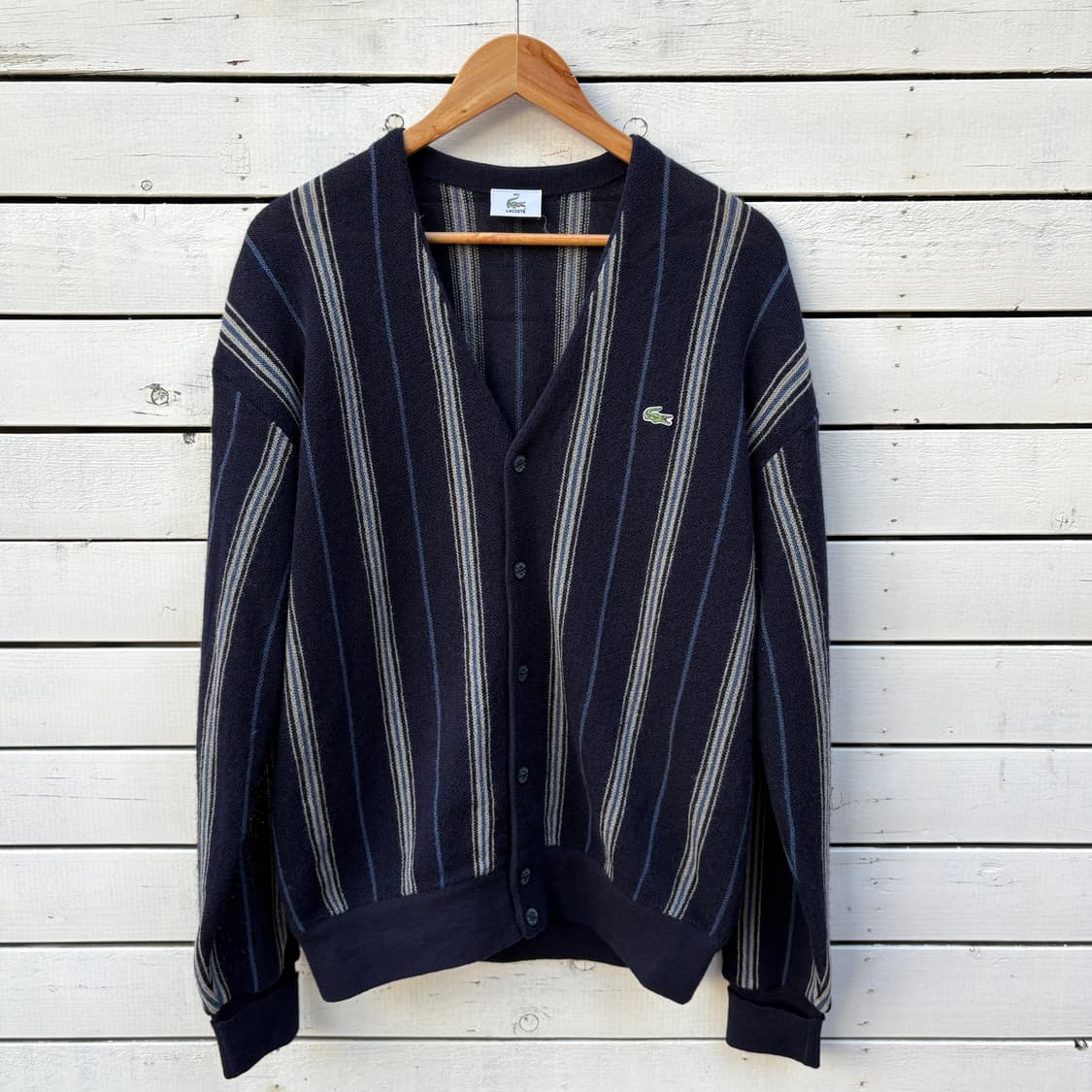 Lacoste 라코스테 스트라이프 가디건 상품이미지1